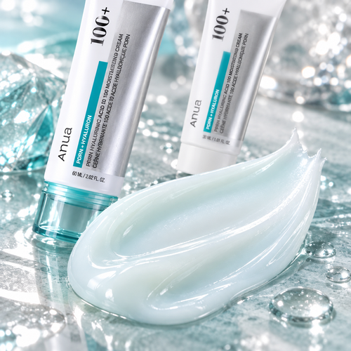 ANUA PDRN Hyaluronic Moisturizing Cream — texture de la crème
