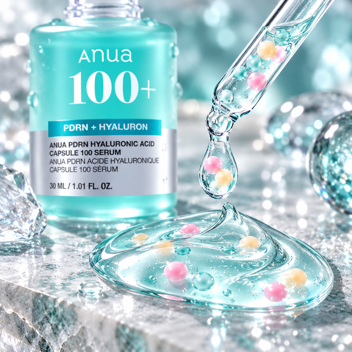 ANUA PDRN Hyaluronic Capsule Serum — texture du sérum
